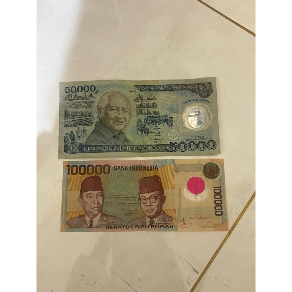 Mahar Polimer 100.000 1999 Soekarno Hatta dan 50.000 1993 Soeharto Penerbitan Khusus