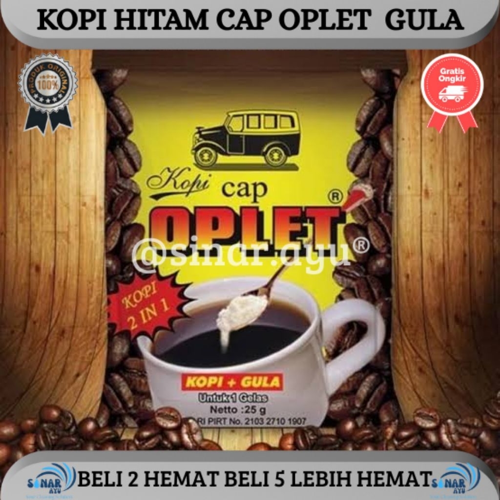KOPI OPLET KOPI HITAM OPLET 25G (KHAS BOGOR)