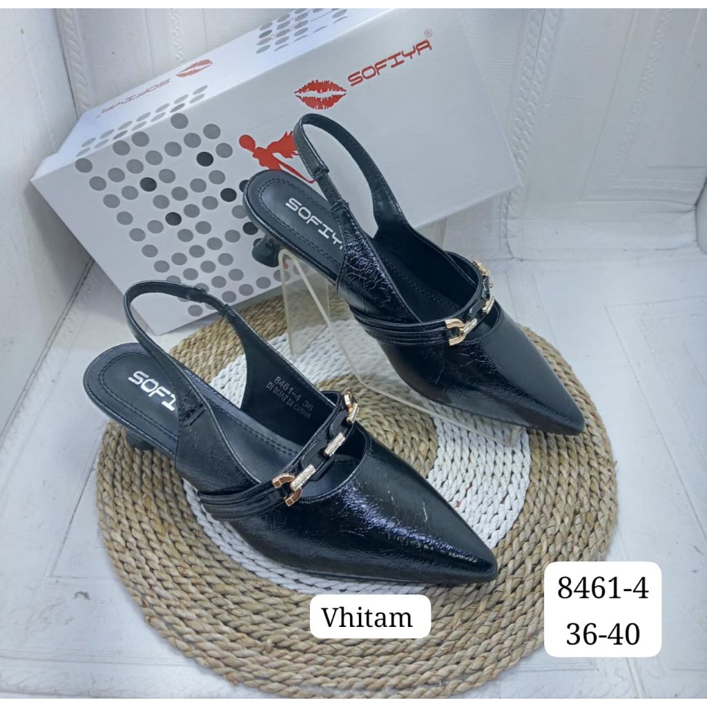 SANDAL HAK TALI IMPORT WANITA SOFIYA  8461-4