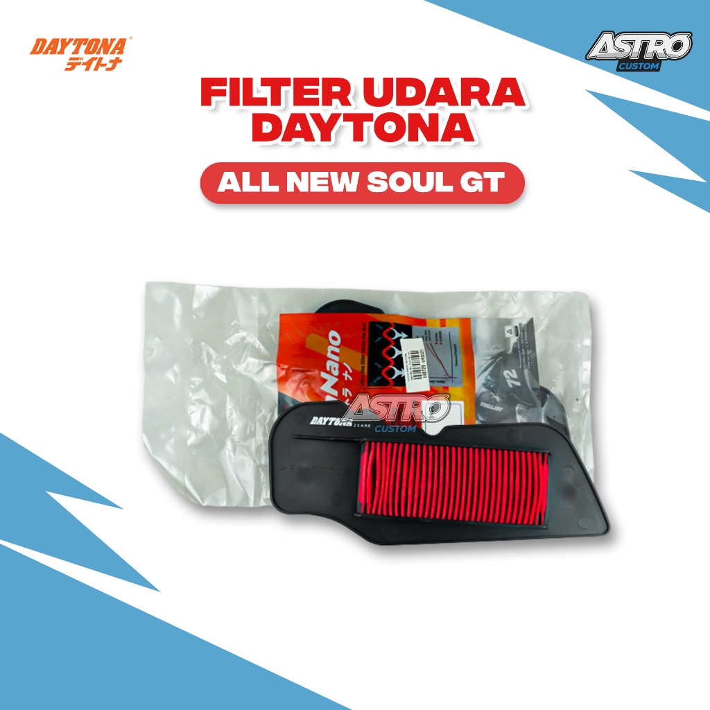 Filter Udara Daytona Mio M3 Soul GT 125 Fino 115 Vario 150 PCX Nmax Beat Fi ESP UltraNano Air Filter