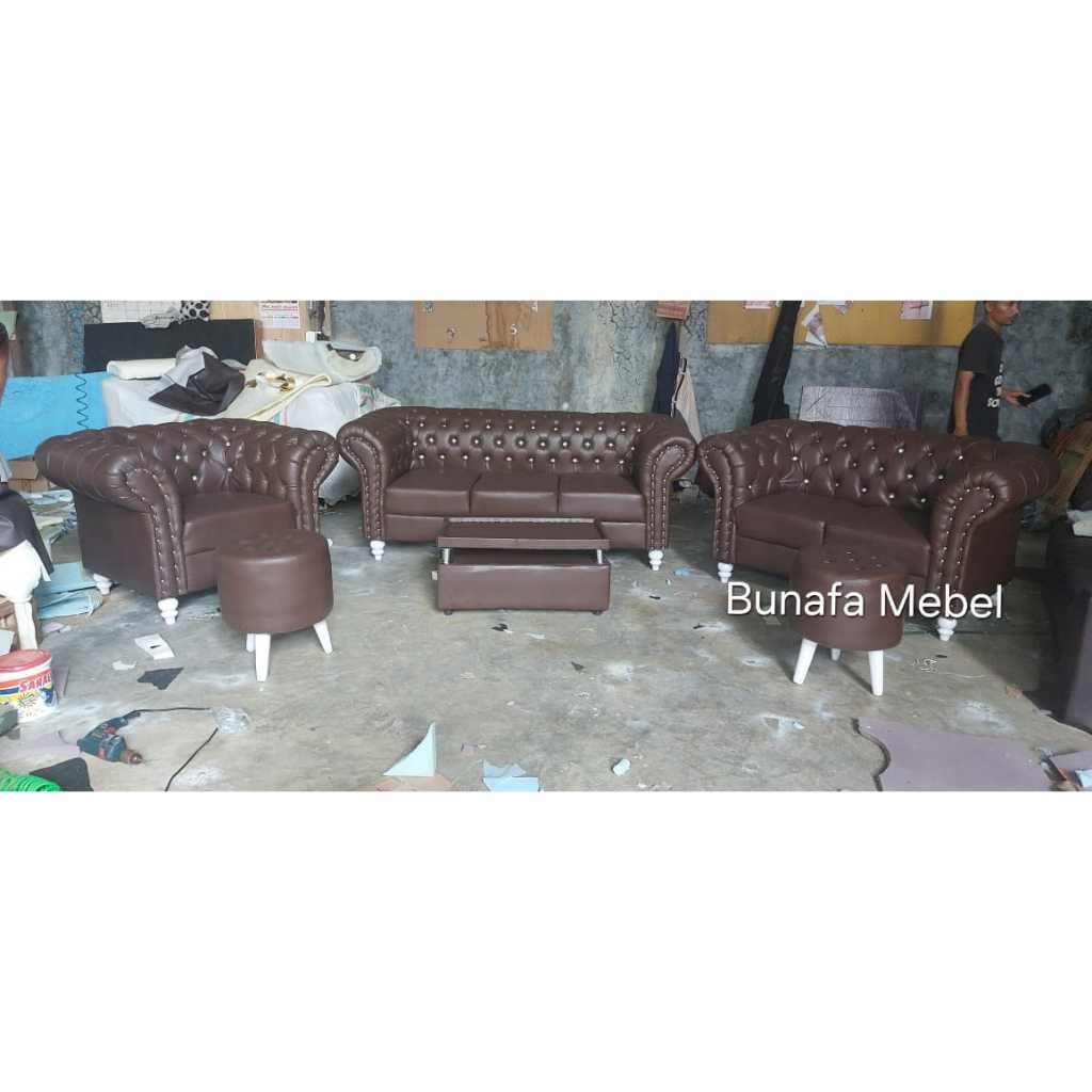 Sofa chester kulit 321