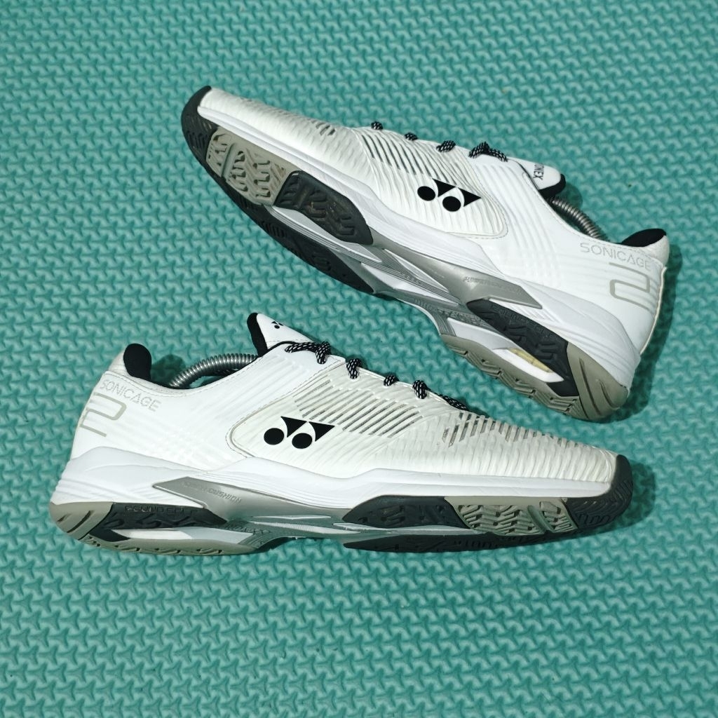Sepatu Badminton tennis padel YONEX SONICAGE 2 original second size 44