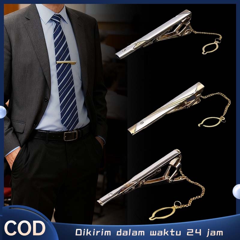 Penjepit Dasi Jepit Dasi Jepit Dasi Pria Premium Jepit Dasi Gold