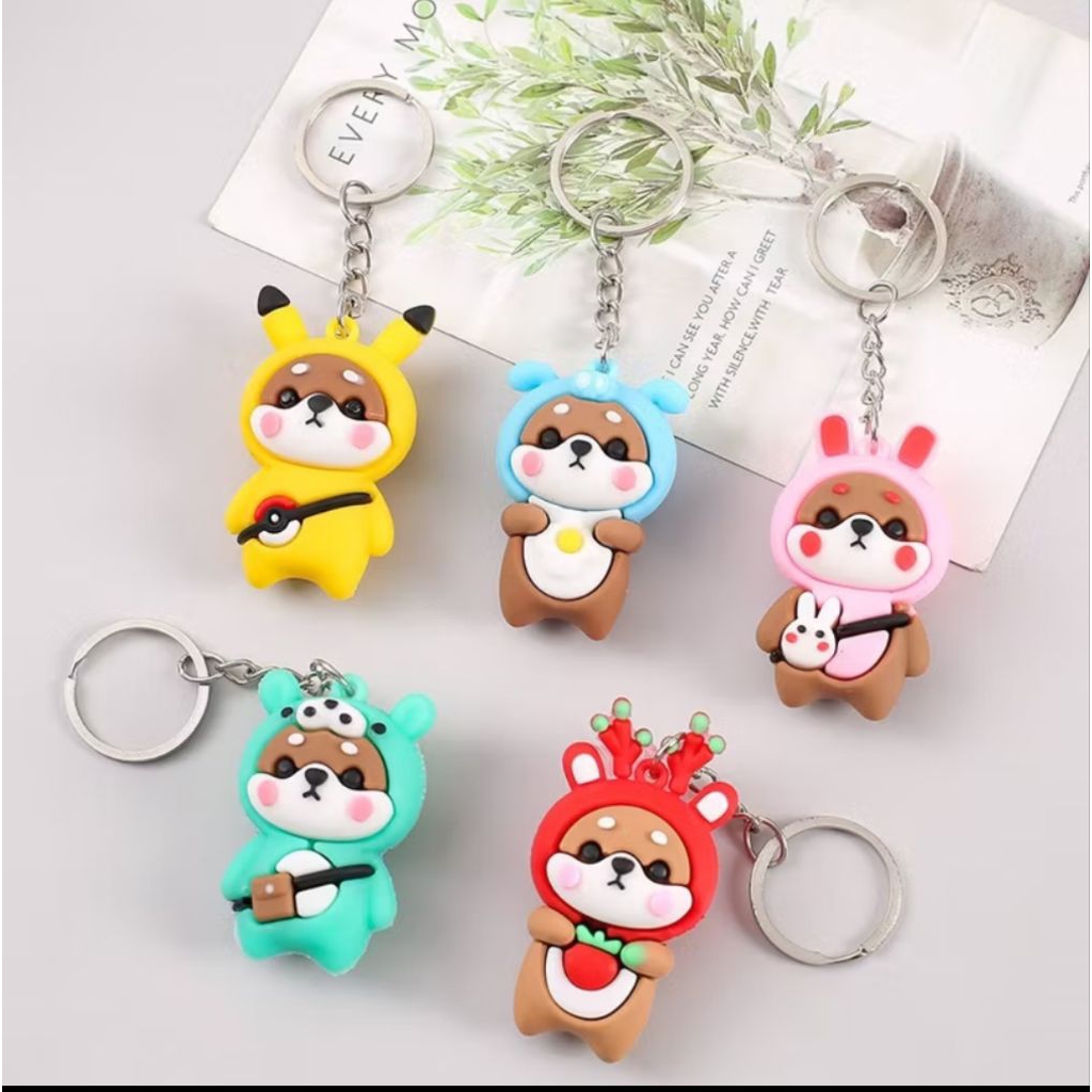 Gantungan kunci/tas shiba inu