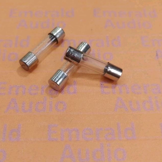Fuse Kaca 4A/Sekring Kaca/Sikring Kaca 20mm 4 Ampere kecil
