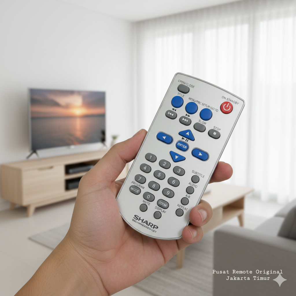 REMOTE REMOT DVD PORTABLE SHARP 92LWIR23200107 ORIGINAL