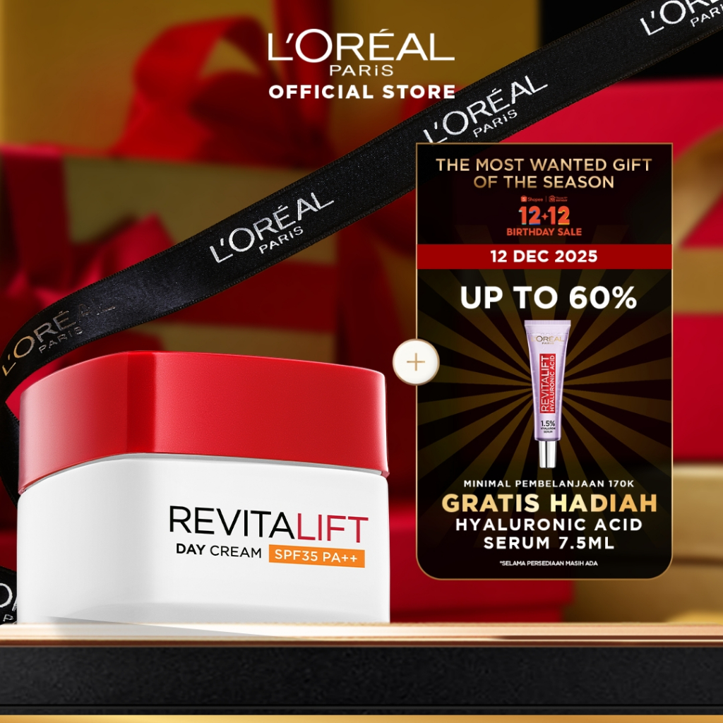 L'Oreal Paris Revitalift Day Cream SPF 35 / PA++ Skin Care - 50ml - (melawan tanda penuaan dini agar