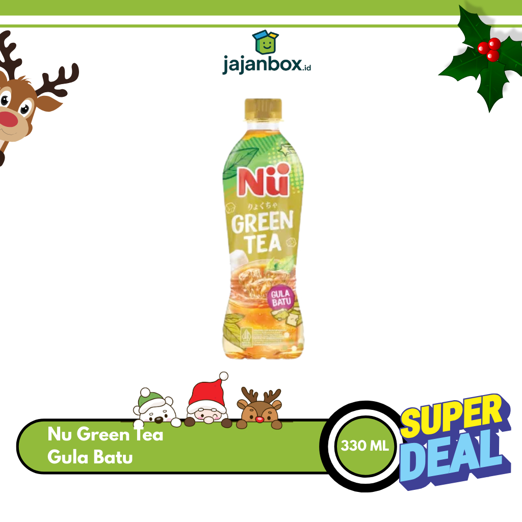 Nu Green Tea Gula Batu 330ML