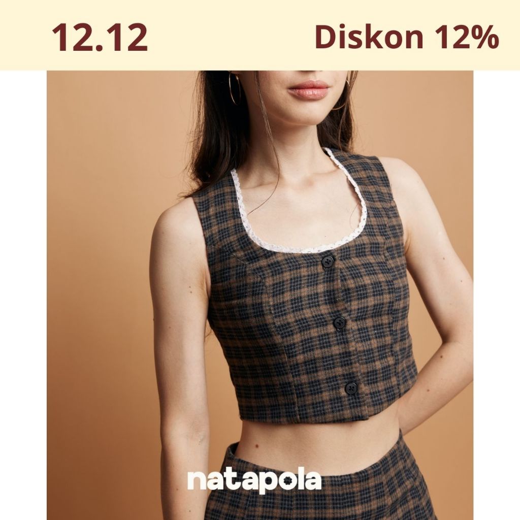 Pola Narina Vest - Vest Wanita - Vest Korean Style - Rompi Wanita - Vest Outer