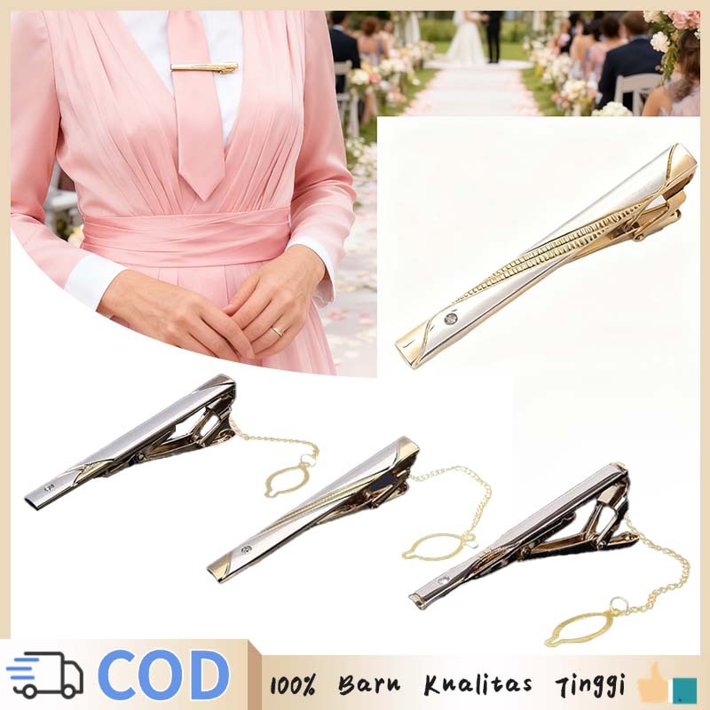 Penjepit Dasi Penjepit Dasi Pria Premium Jepitan Dasi Klip Dasi