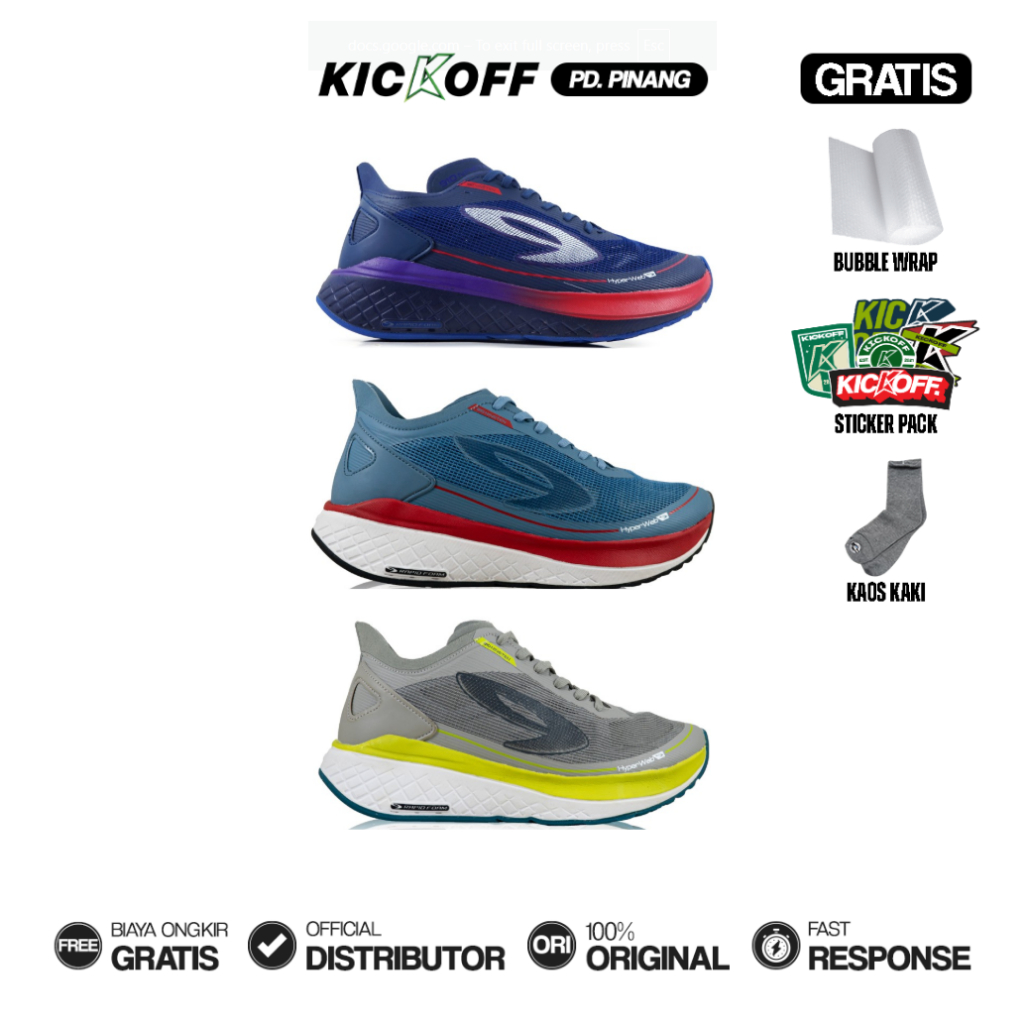 SEPATU RUNNING 910 / SEPATU LARI 910 NINETEN KENZO RUN