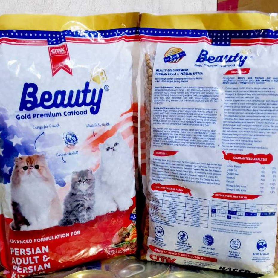 Beauty Gold Persian Adult & Kitten 1kg / Beauty Gold Persian Premium Cat Food