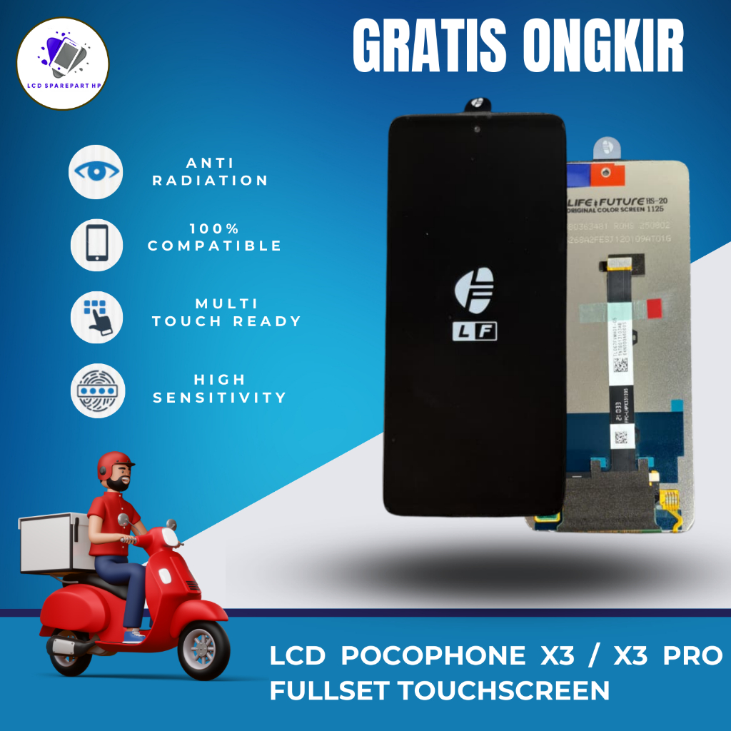 LCD POCOPHONE X3 / X3 PRO FULLSET TOUCHSCREEN