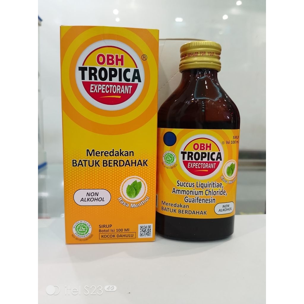 OBH Tropica Expectorant Menthol Sirup 100 ml