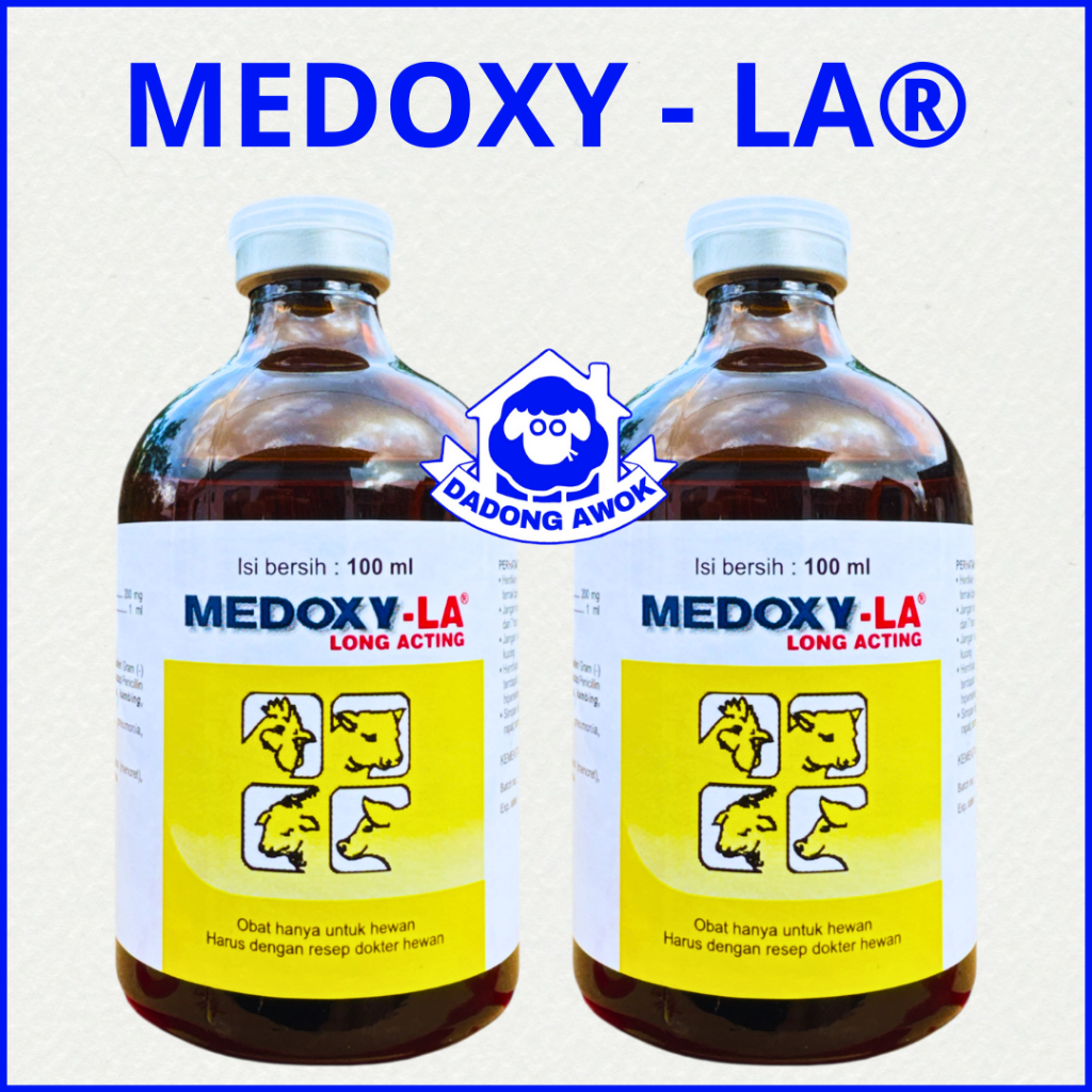 MEDOXY LA 100 ml Medoxy LA 20ml antibiotik - medoksy LA 100ml medoksy la 100ml - medokxy medoxy la