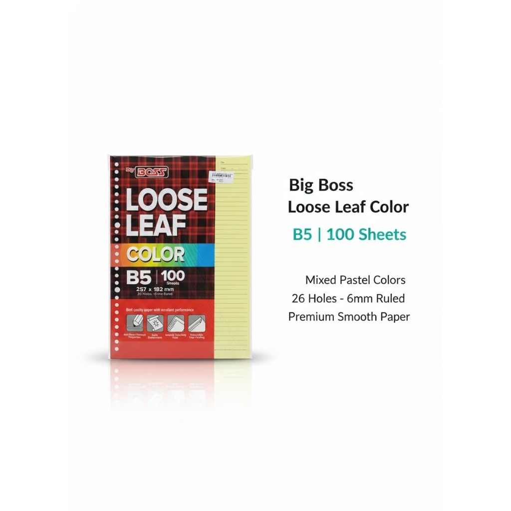 Loose Leaf Big Boss B5 100 Warna Color