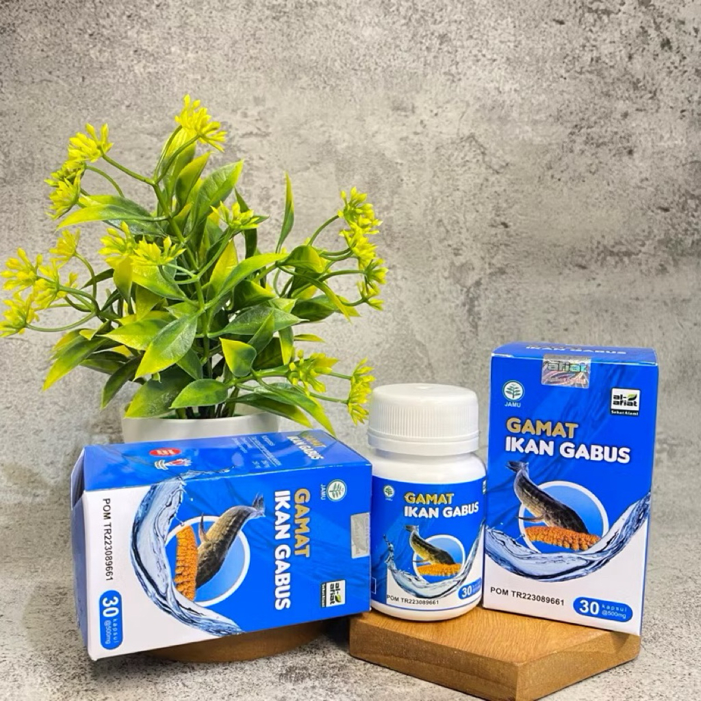 GAMAT PLUS IKAN GABUS KAPSUL