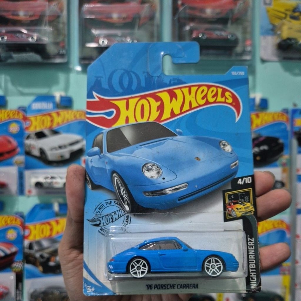 HOT WHEELS PORSCHE CARRERA BIRU