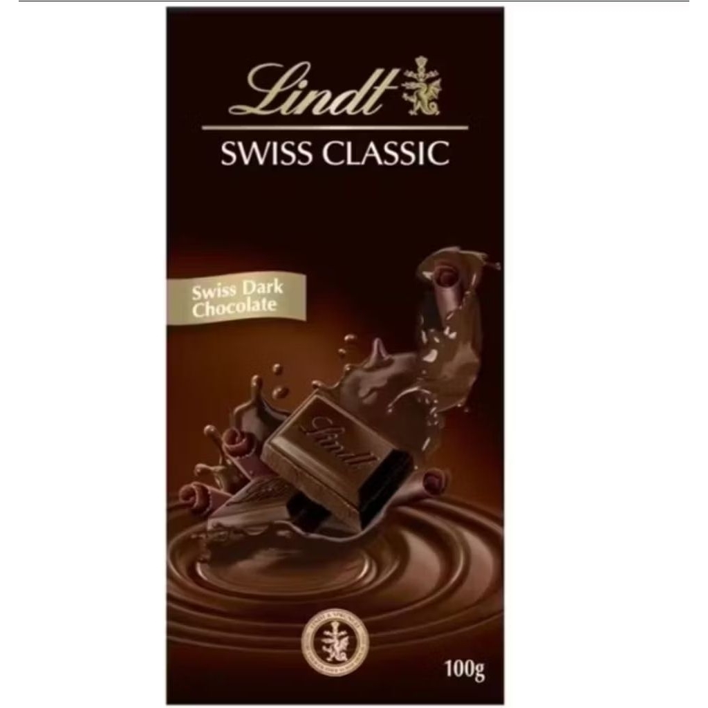 Lindt Swiss Classic Swiss Dark Chocolate 100gr