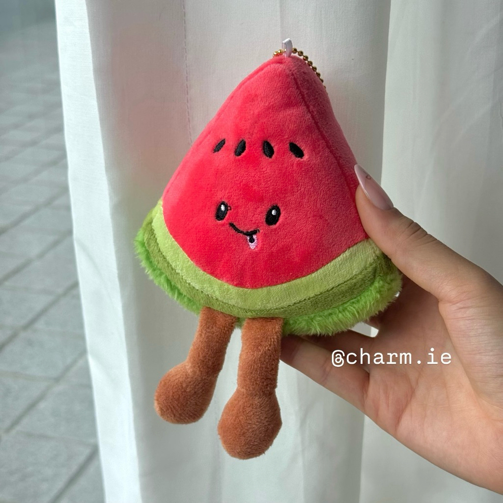 Charmie | Jellycat Watermelon Bag Charm Gantungan Tas Keychain Gantungan Kunci Doll Boneka Sports Pa
