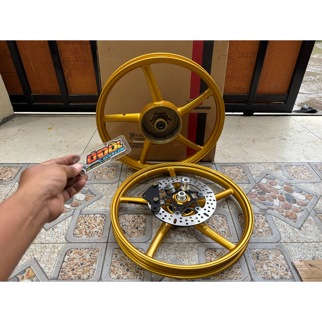 Paketan Velg v-rossi copy RCB PNP Vixion old