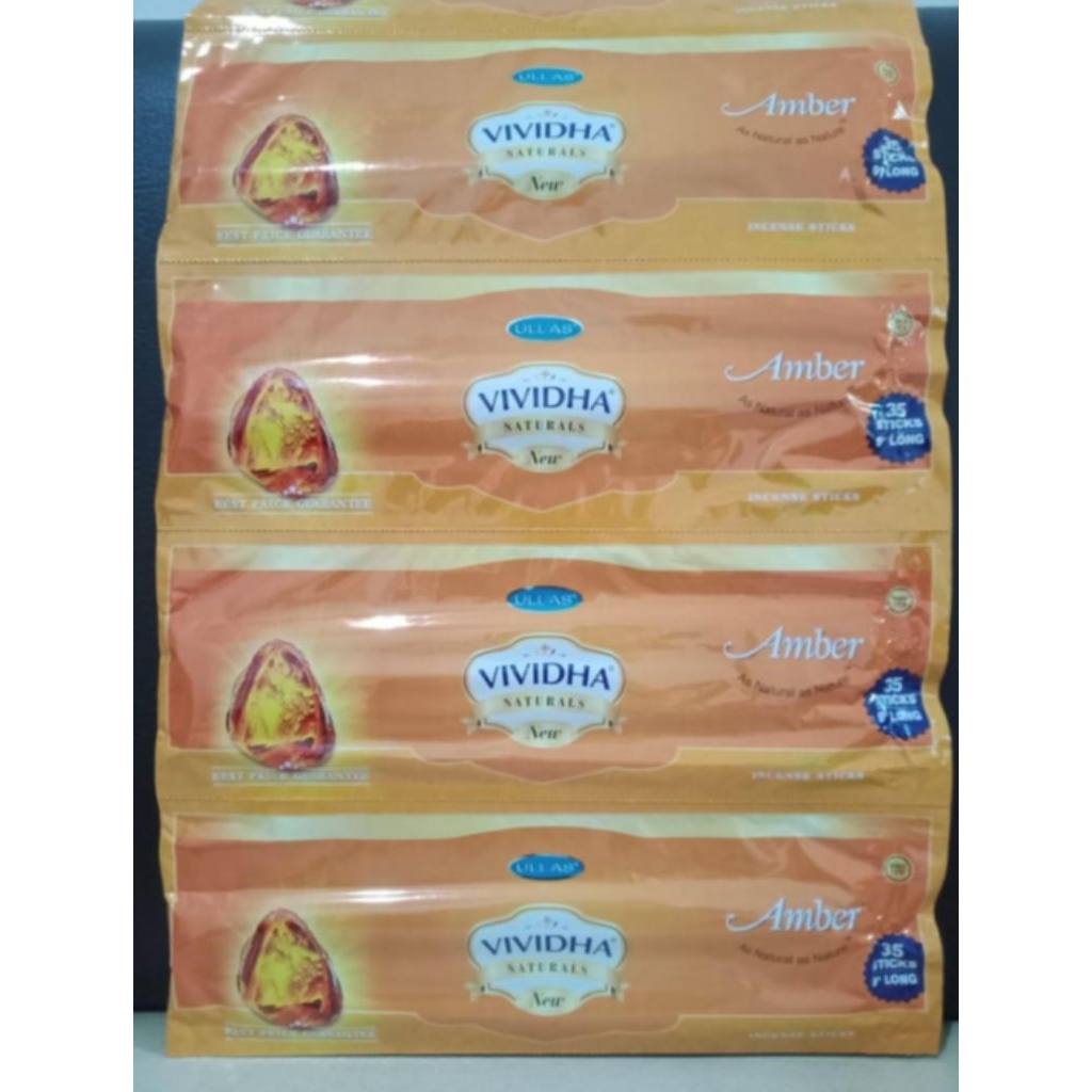 Dupa Ullas Vividha Aroma Amber 35 Stick - Dupa India