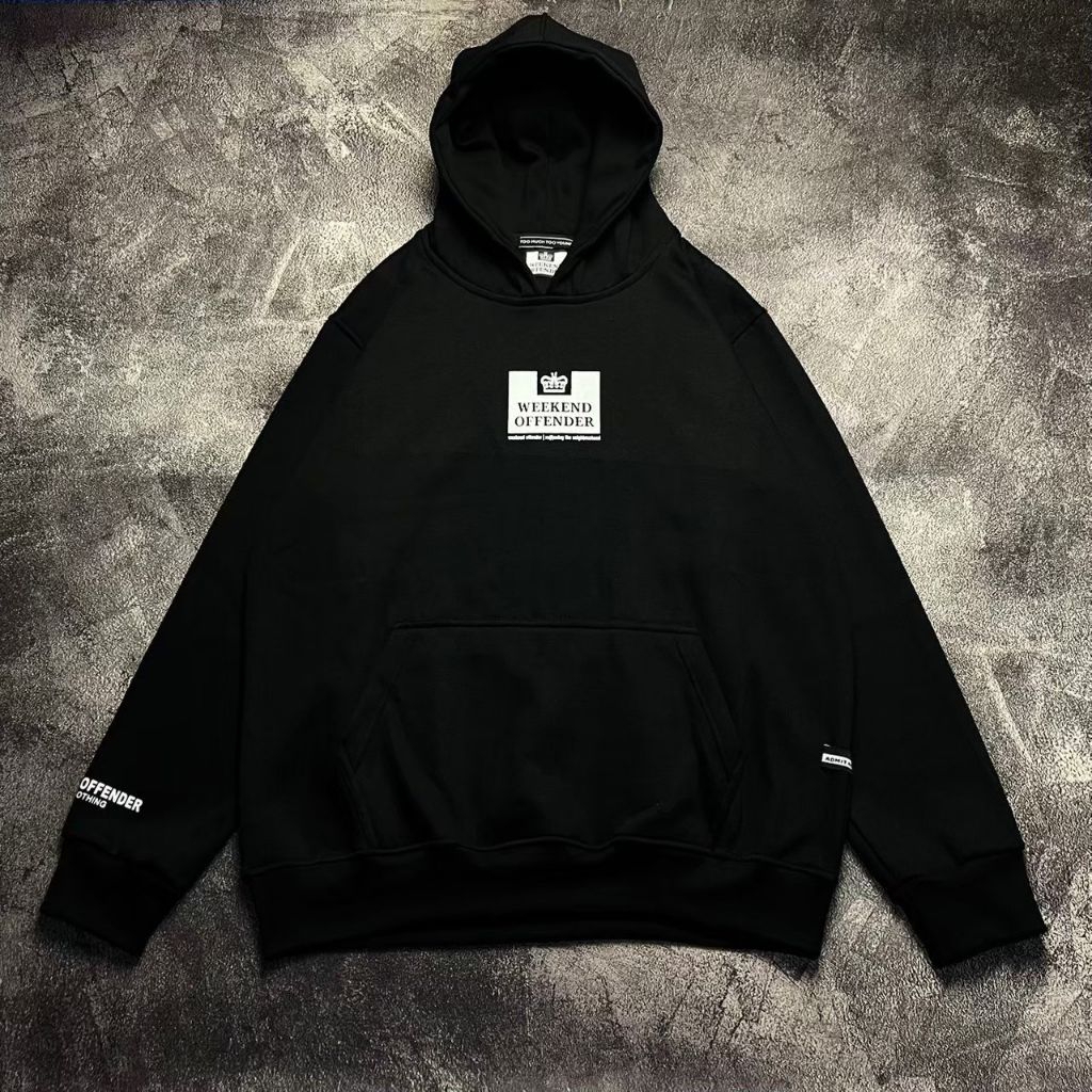 Weekend Offender Tunney Hoodie Sweater Hoodie Kualitas Original BM Ori Super Premium Bahan Cotton Fl