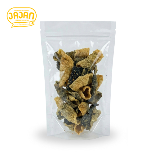 Kerupuk Kulit Salmon Asli Bali Renyah Gurih - Crispy Salmon Skin - Rasa Original