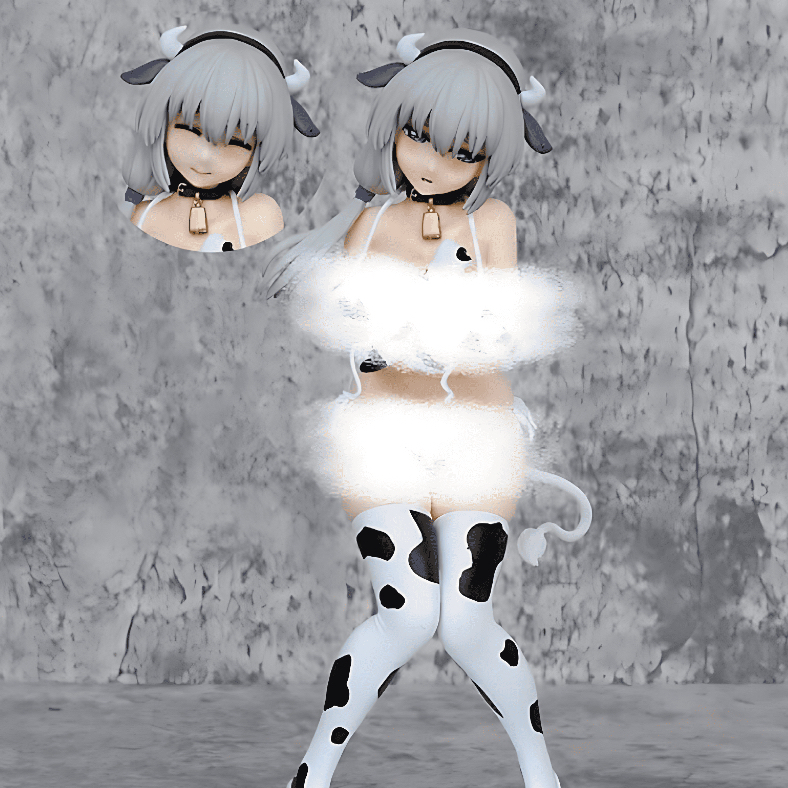 Cast Off Figure Uzaki Tsuki Cow Pattern