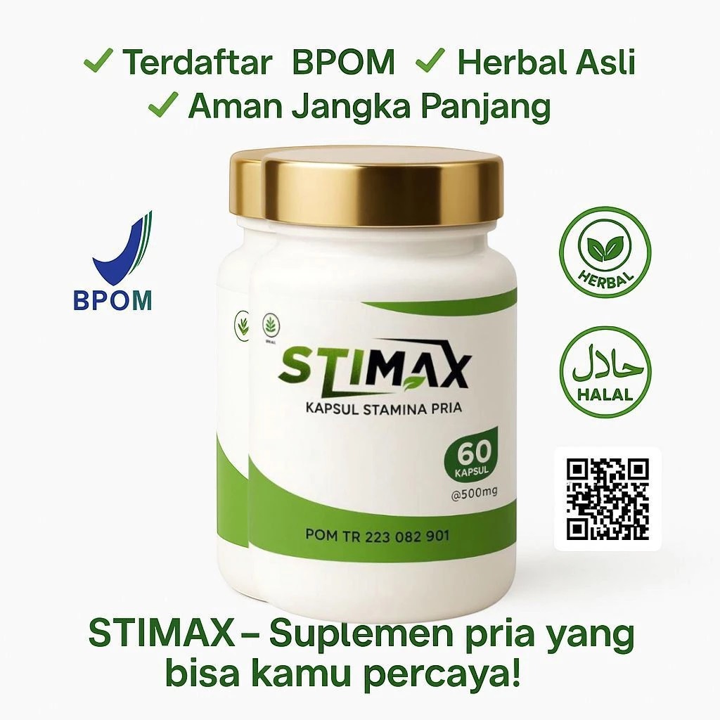 Kapsul STIMAX Original Stamina Pria Suplemen Penambah Obat Stamina Pria Dewasa
