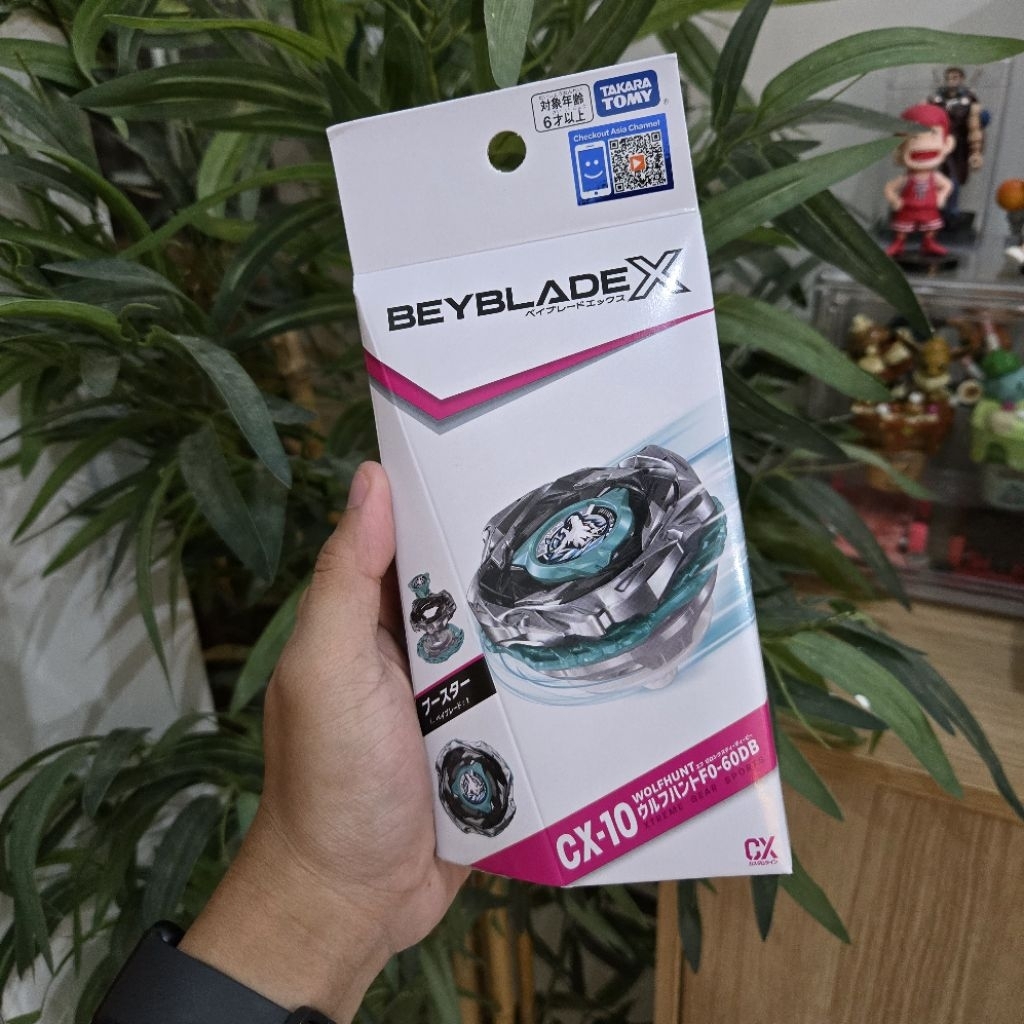 CX-10 Wolf Hunt F0-60 Disc Ball Beyblade X Takara Tomy