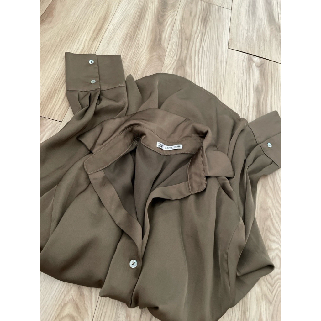 KEMEJA ZARA SILK BKK