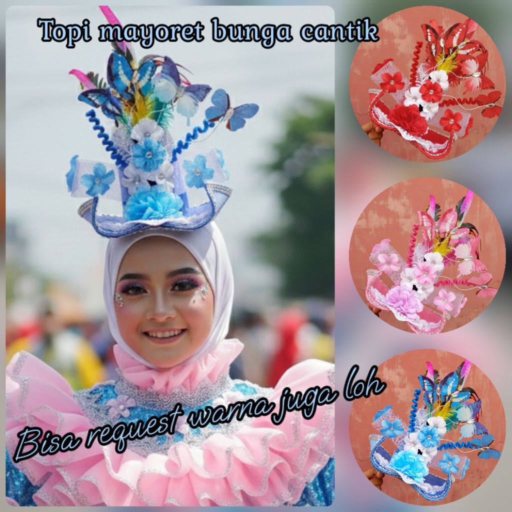 Topi mayoret/bandana topi mayoret/acsesoris mayoret