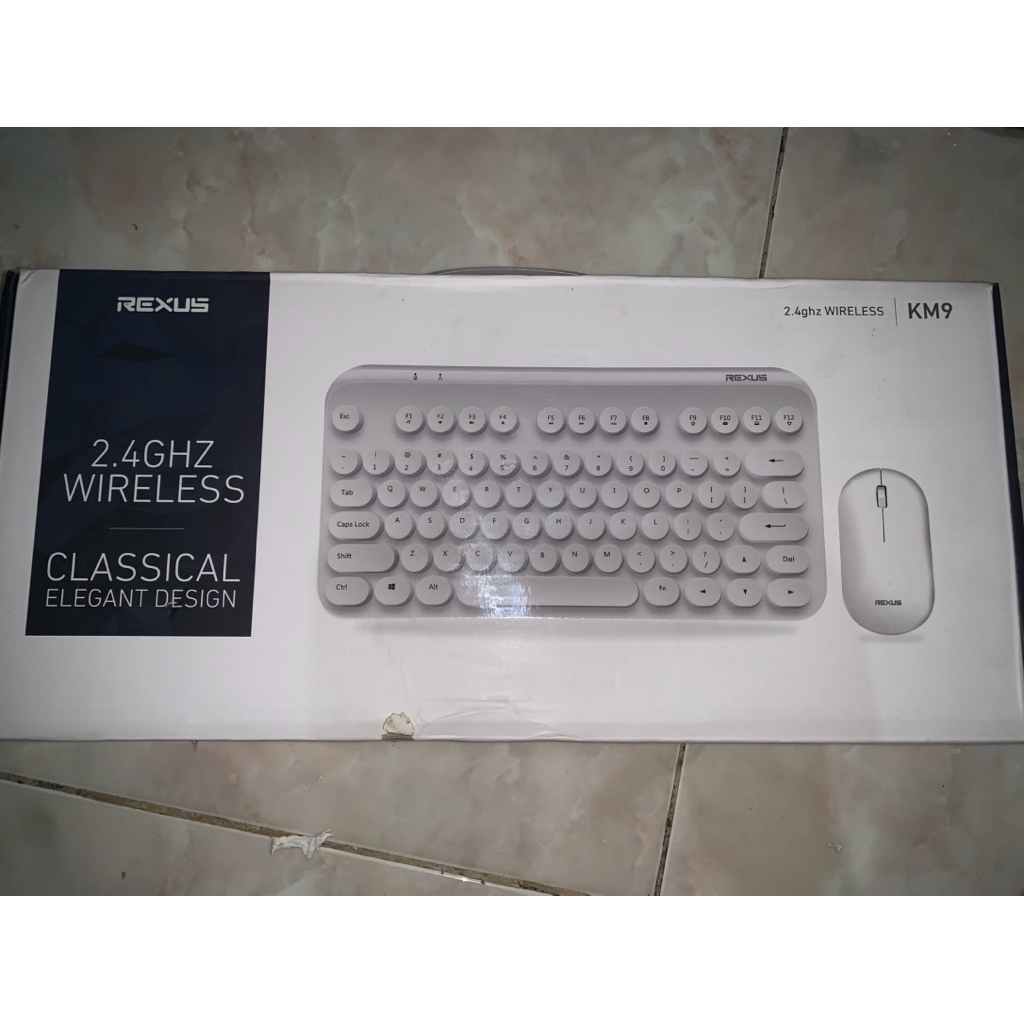 Rexus Keyboard Wireless + Mouse KM9