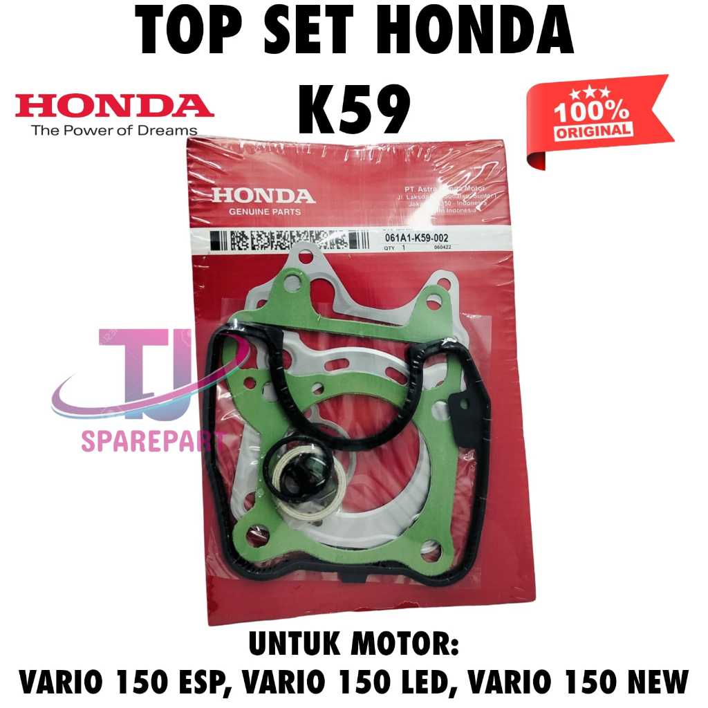 ORIGINAL PAKING TOP SET KODE-K59 MOTOR Vario 150, PCX 150, dan ADV 150