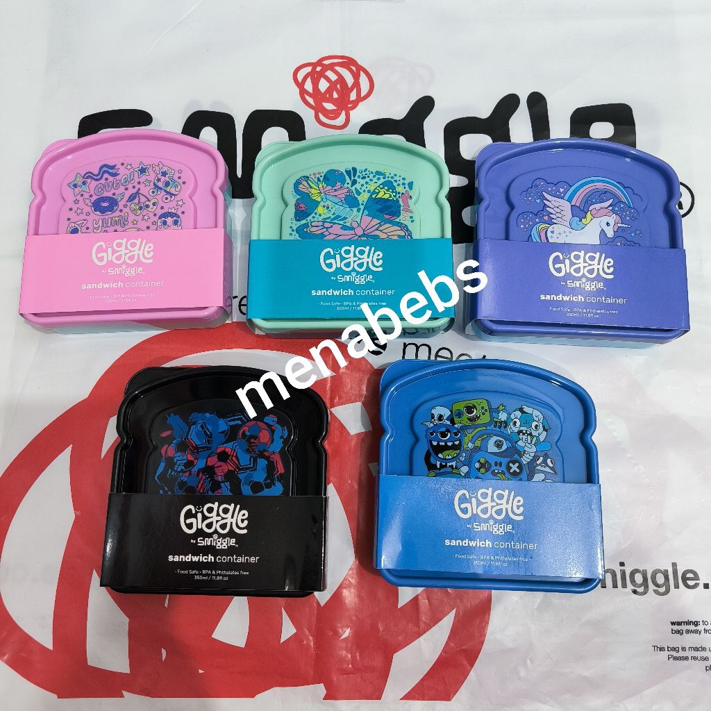 Smiggle Sandwich box / Giggle original
