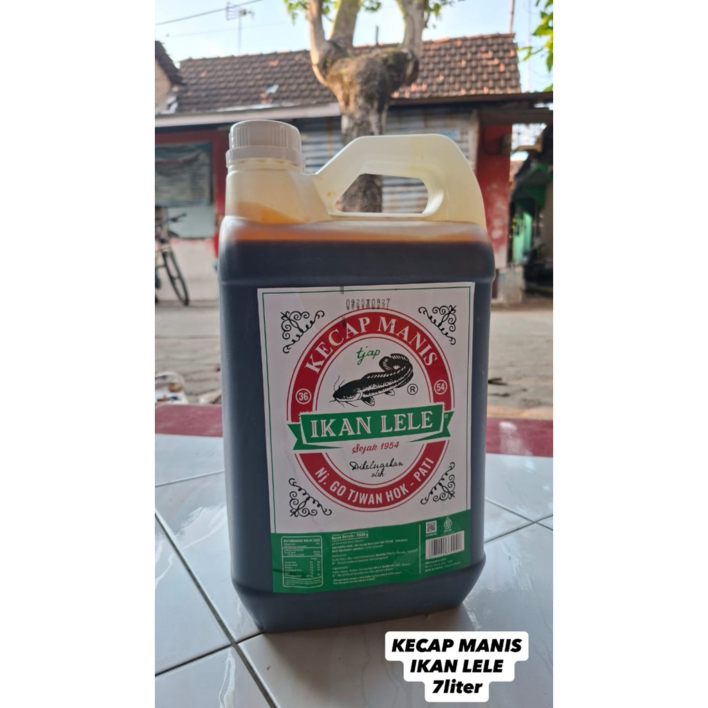 kecap lele kemasan dirigen 7liter