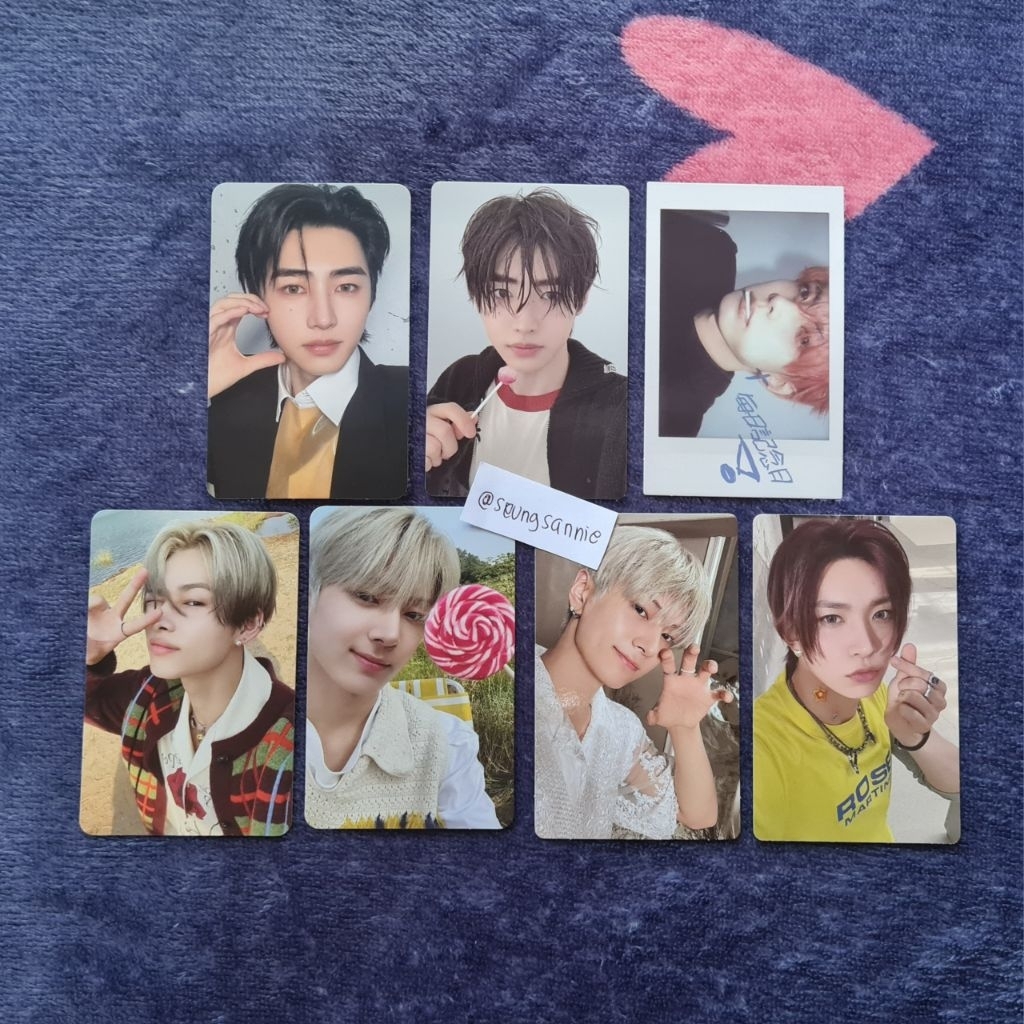 Enhypen Heeseung Jay Ni-ki Riki Sunghoon Photocard PC (Orange blood kalpa LD Lucky draw vc kpopmerch