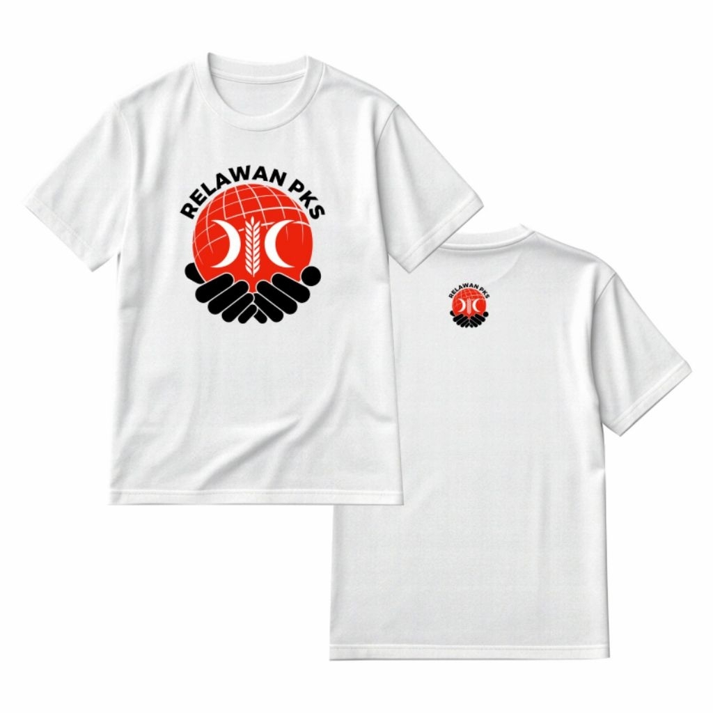 KAOS PUTIH RELAWAN PKS