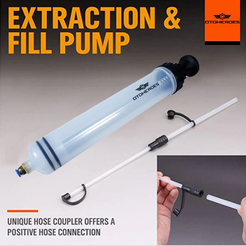 Pompa Transfer Oil Extractor Syringe 500ml - NC01