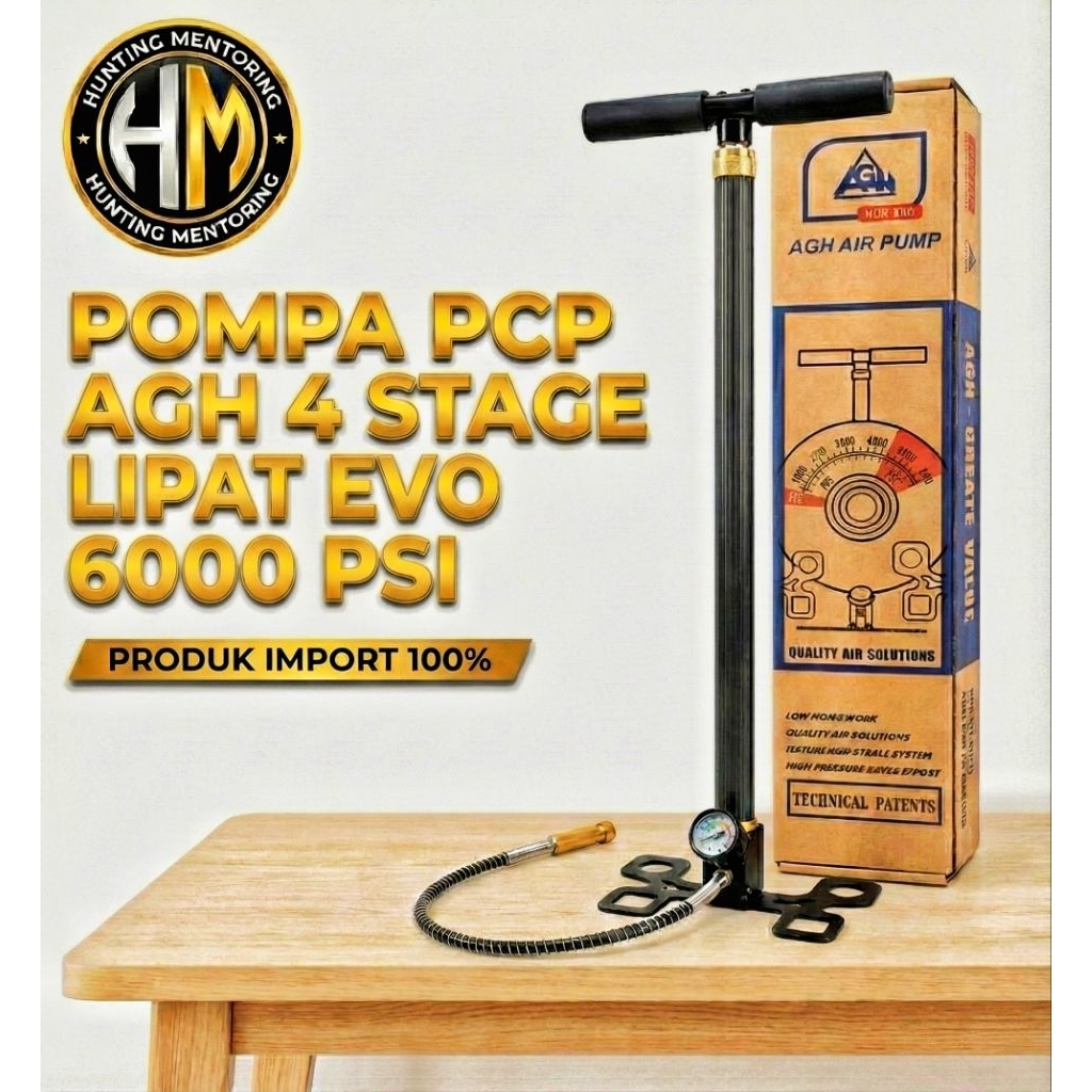 Pompa pcp AGH 4 Stage lipat evo, pompa 4 stage New AGH, Pompa pcp 6000 PSI, pompa import 100%
