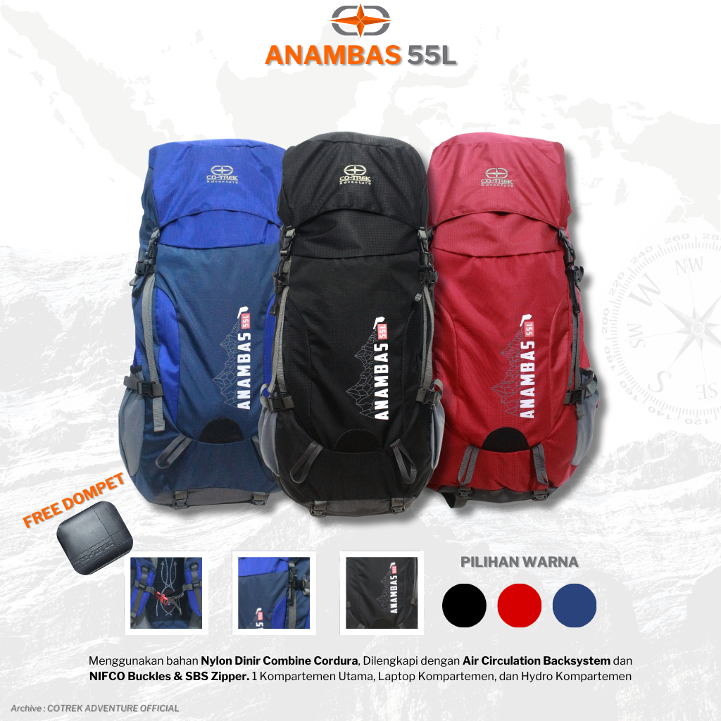 Carrier Anambas 55L Cotrek Adventure