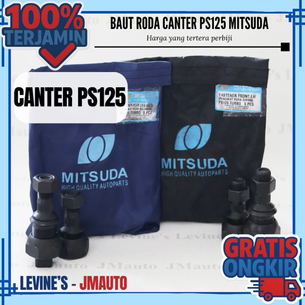 Baut roda CANTER original MITSUDA depan belakang / baut roda canter depan / baut roda canter belakan