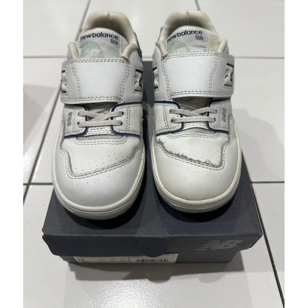 New Balance 550 Bungee Lace Top Strap 32.5 Preloved