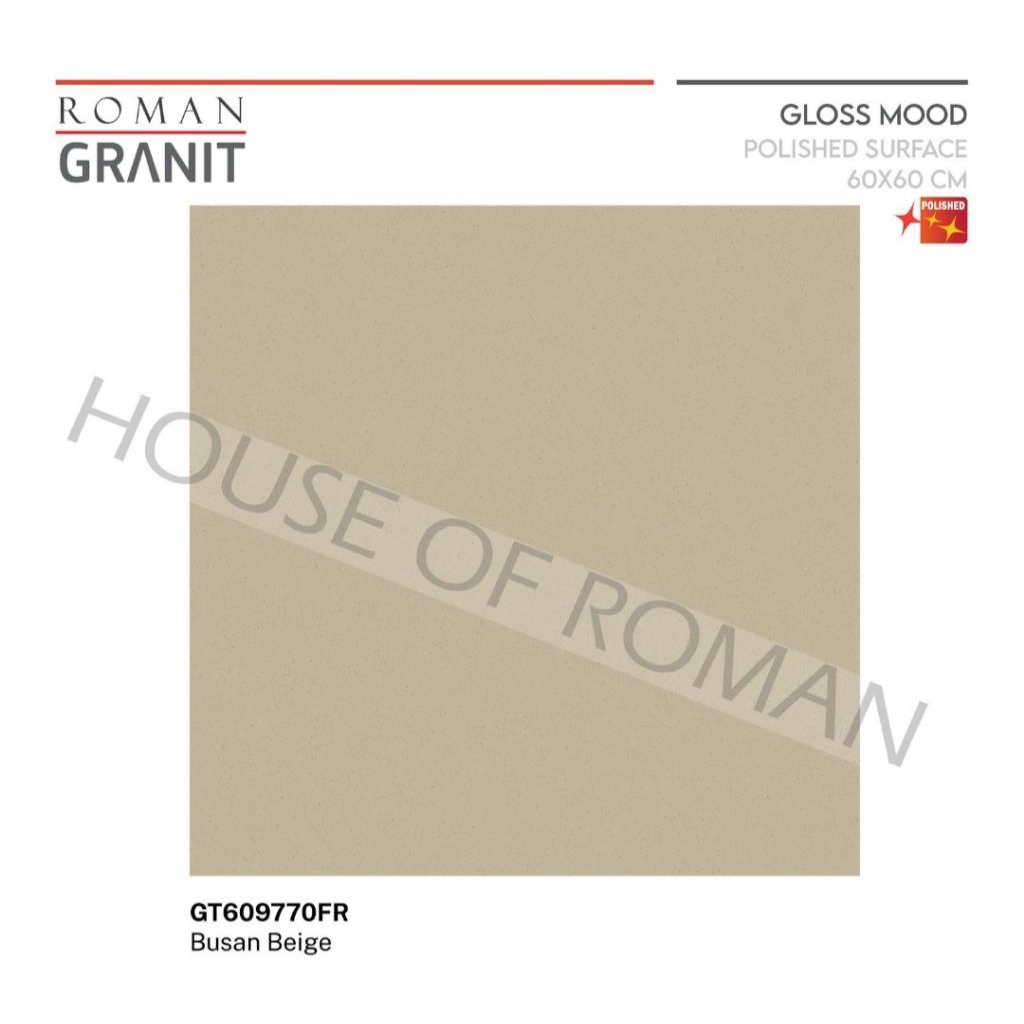 Roman Granit GT609770FR Busan Beige 60x60 Kw1