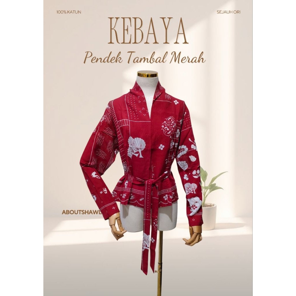 kebaya tambal maroon Sejauh mata memandang