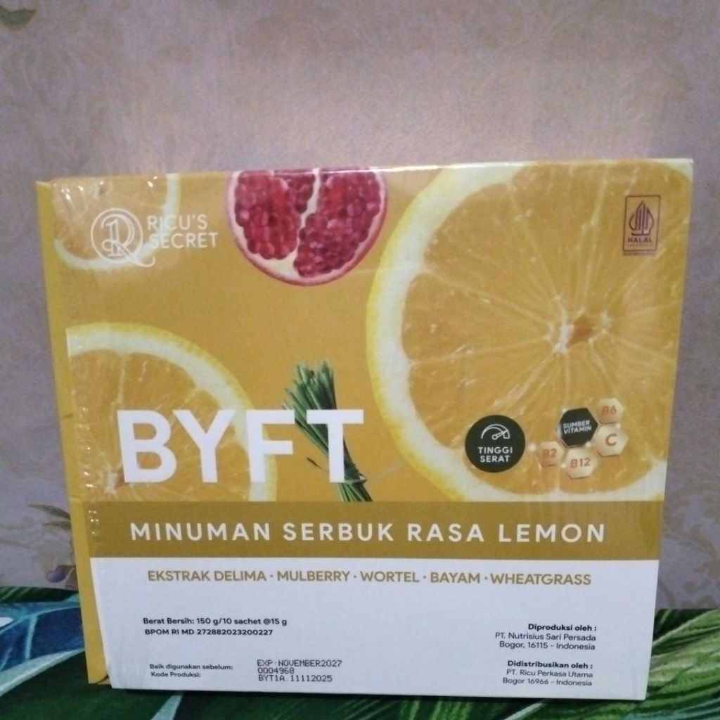 detoks usus/pelancar BAB / diet/ BYFT ori/ricu's secret ori/minuman serbuk rasa lemon