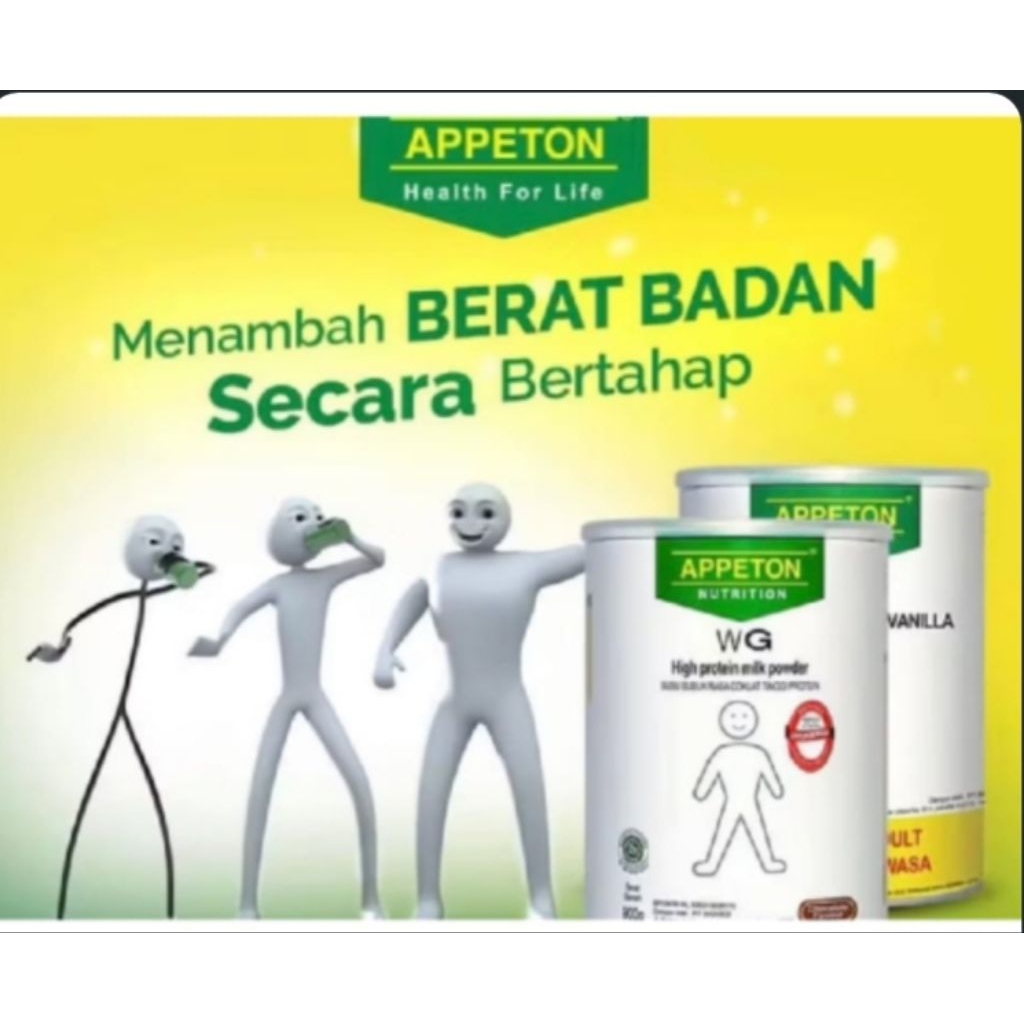APPETON WEIGHT Penggemuk Badan Bpom Produk Penggemuk Badan Terpecaya