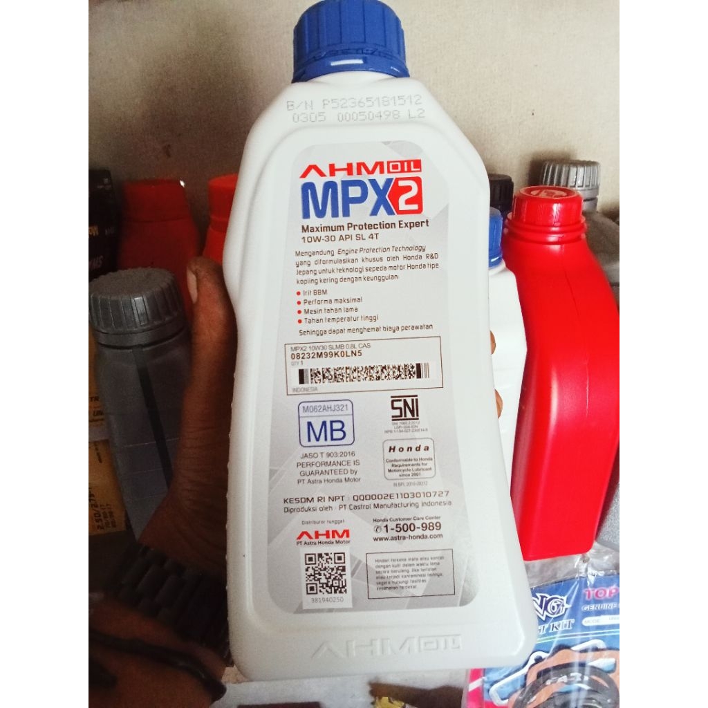 oli mpx2 0,8matic