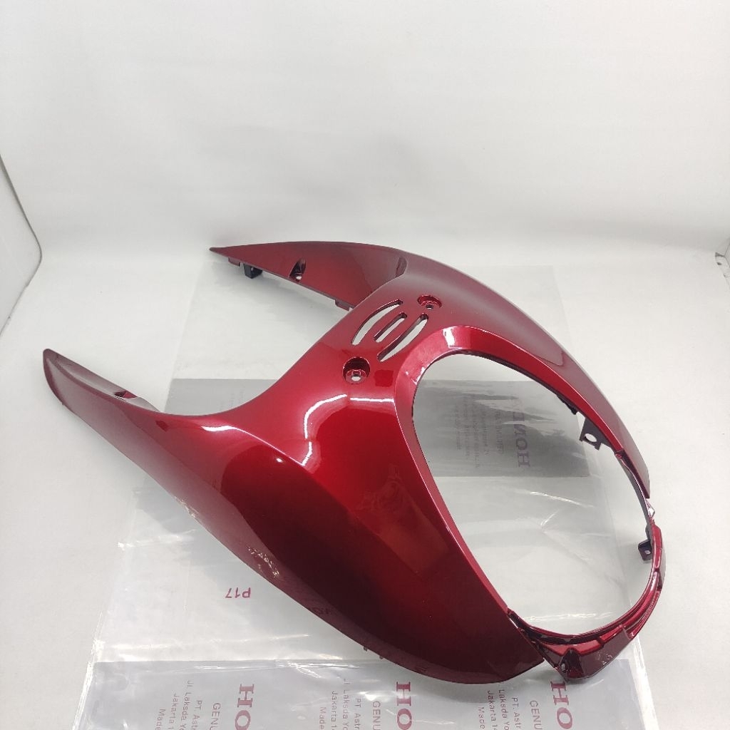 Legshield Front Cover Front Body Bodi Panel Tameng Depan Honda Scoopy Karbu Merah Maroon Original 90